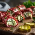 keto salami roll-ups - featured image