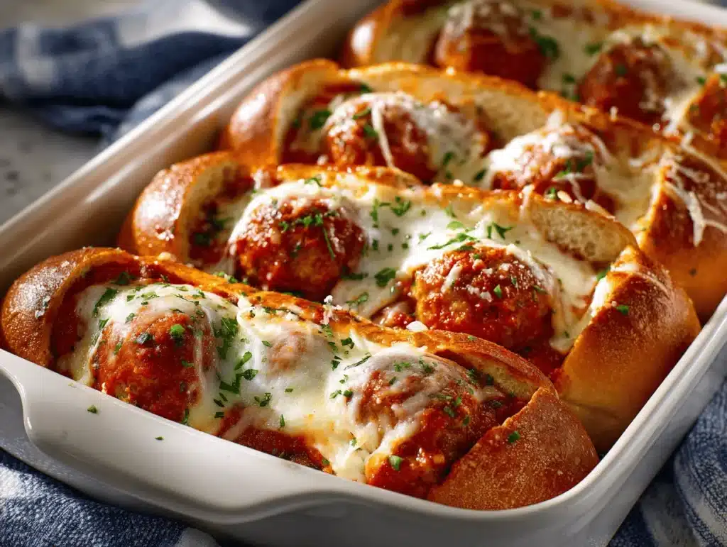 meatball sub sandwiches - featured image