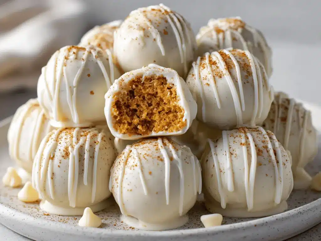 no bake pumpkin balls - featured image