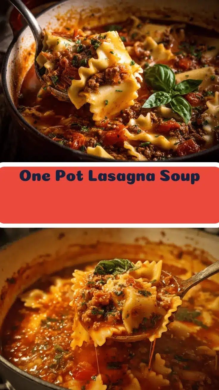 one pot lasagna soup recipe