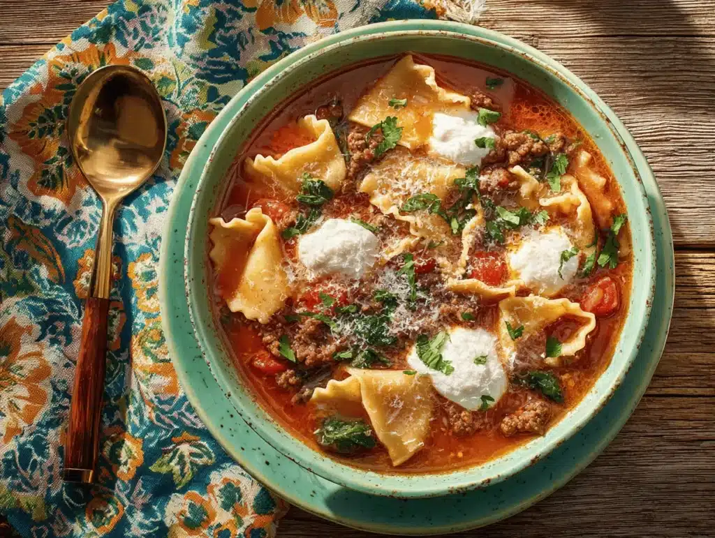 Pioneer Woman lasagna soup - featured image