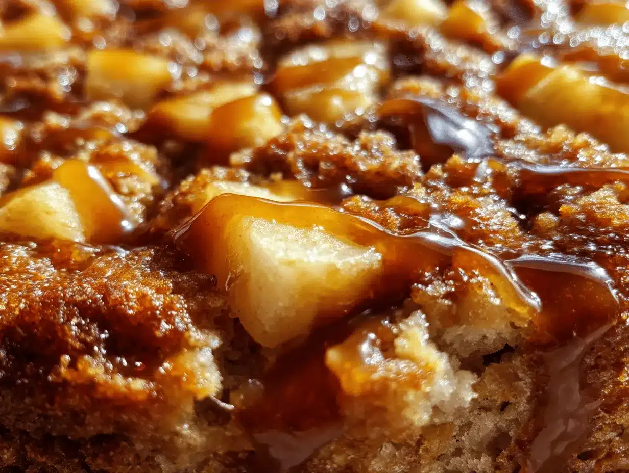 salted caramel apple cake preparation steps