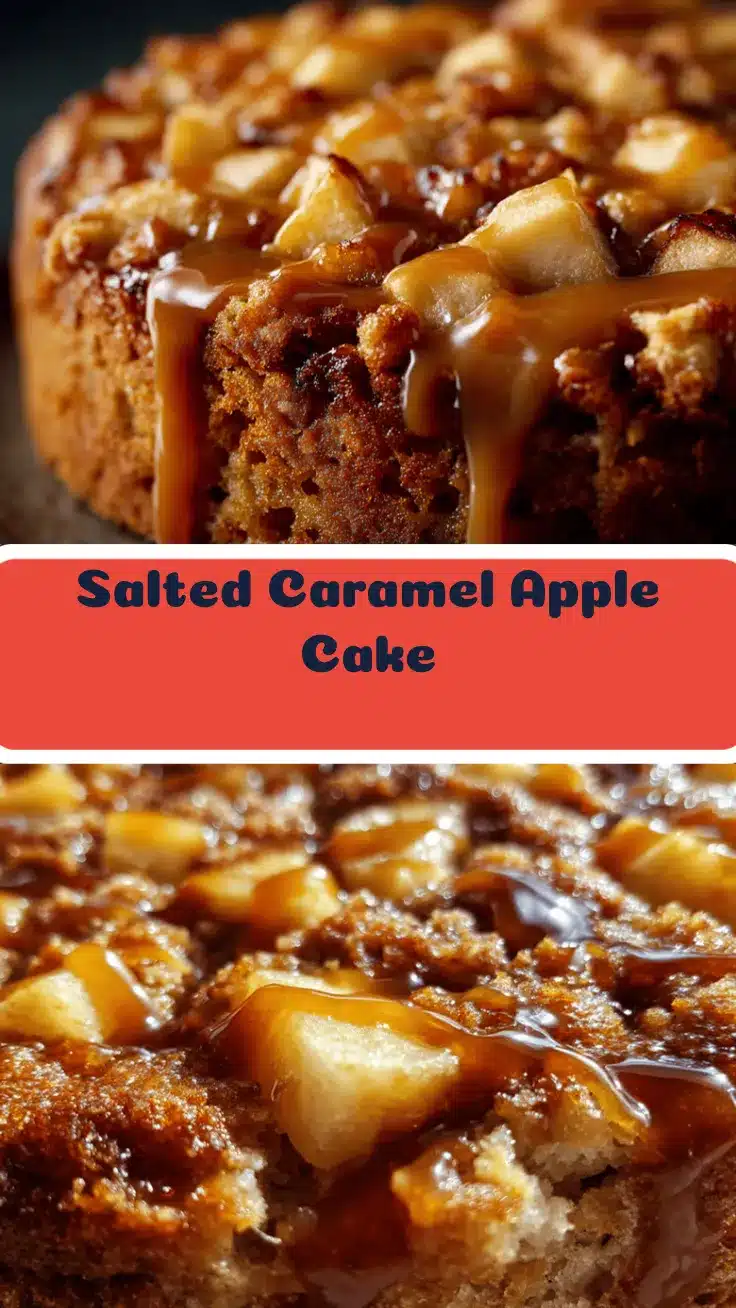salted caramel apple cake recipe