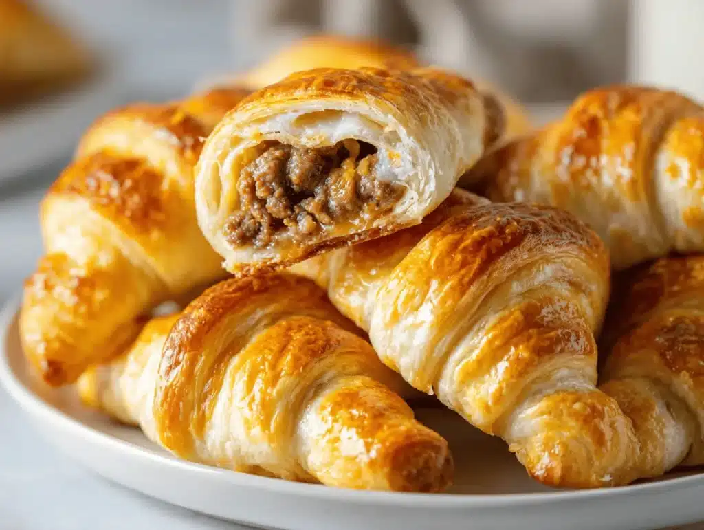 sausage cream cheese crescent rolls - featured image