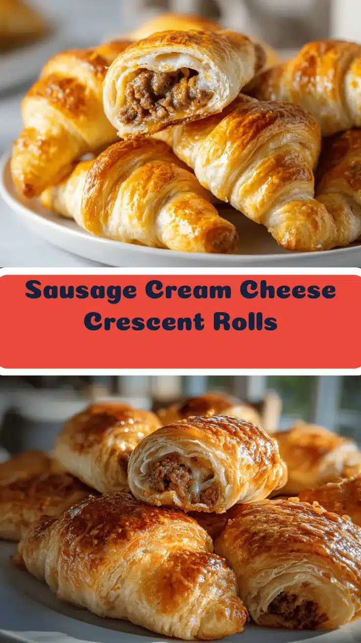 sausage cream cheese crescent rolls recipe