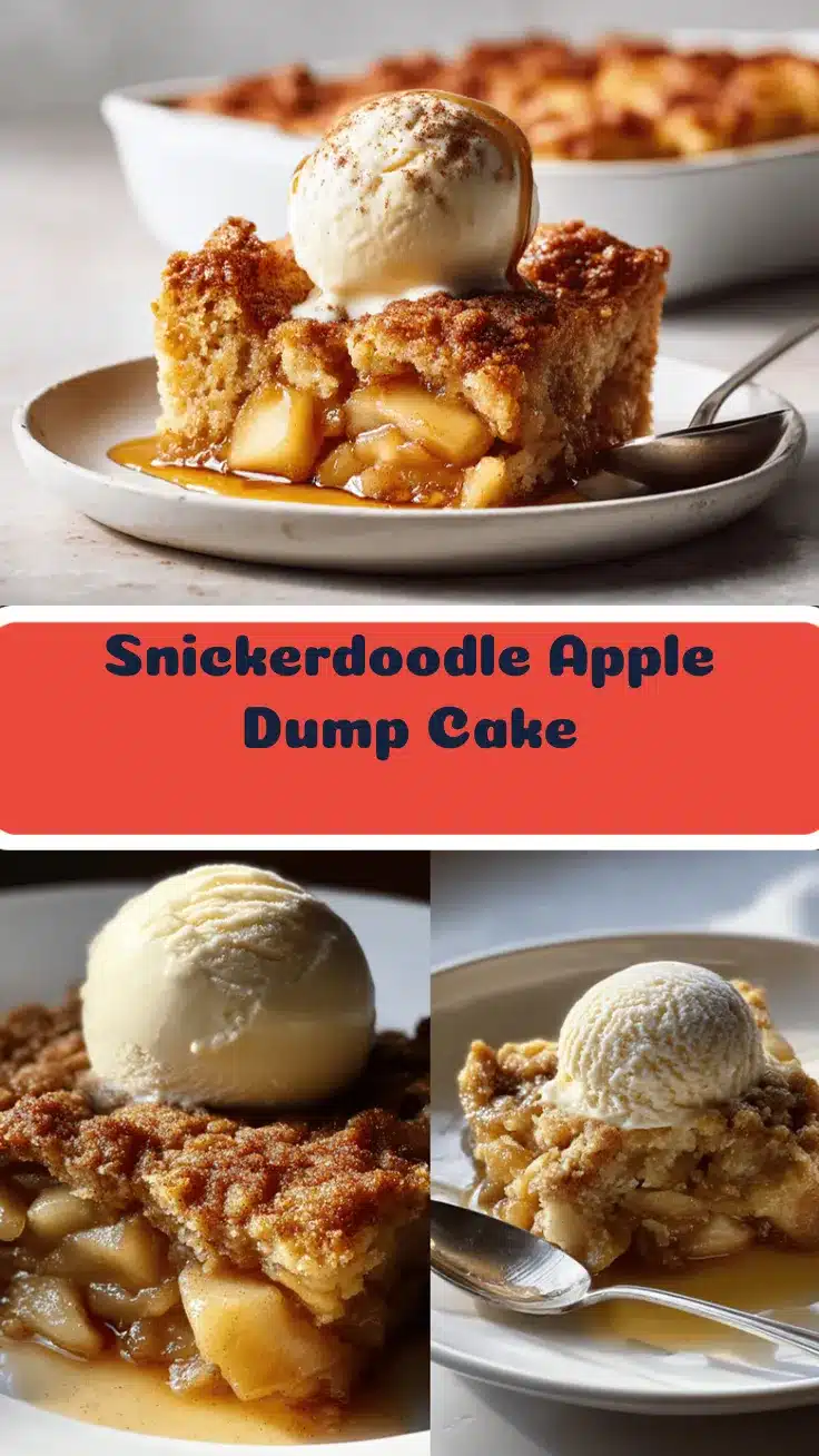 snickerdoodle apple dump cake recipe